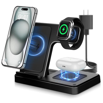 Portable 3-in-1 Wireless Charger