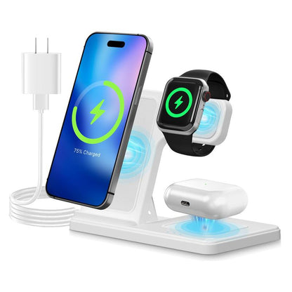 Portable 3-in-1 Wireless Charger