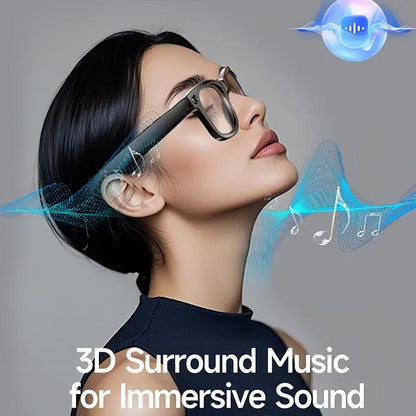 Smart AI camera glasses, equipped with 8-megapixel photochromic lenses, and real-time translation of more than 160 languages.